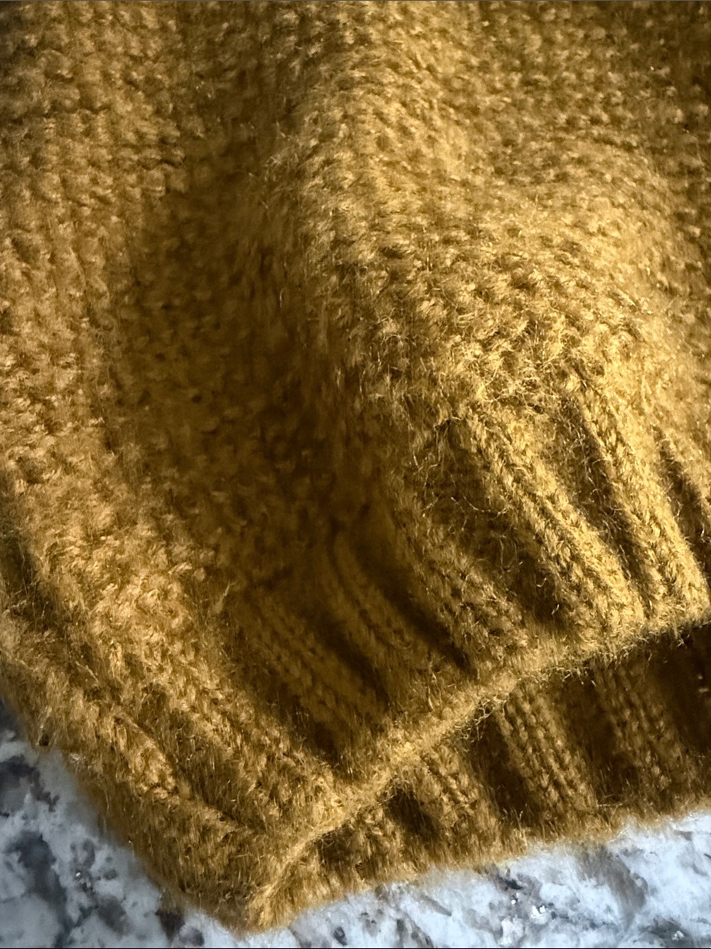 Deena & Ozzy Deep Mustard Slouchy Beanie